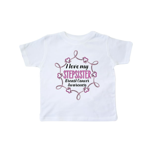 Breast Cancer Awareness Baby T-Shirt inktastic I Love My Stepsister Breast Cancer Awareness Baby T-Shirt inktastic I Love My Stepsister